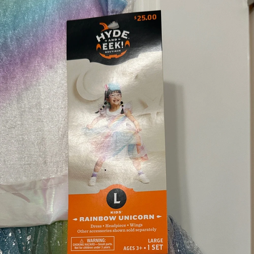 Sparkling Rainbow Princess Costume for Kids - Picture 2 of 6